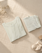 Cream Little Explorer Kids Coord Set with Cream Shorts