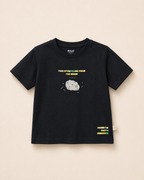 Moon Rock black kids graphic t-shirt, print detail