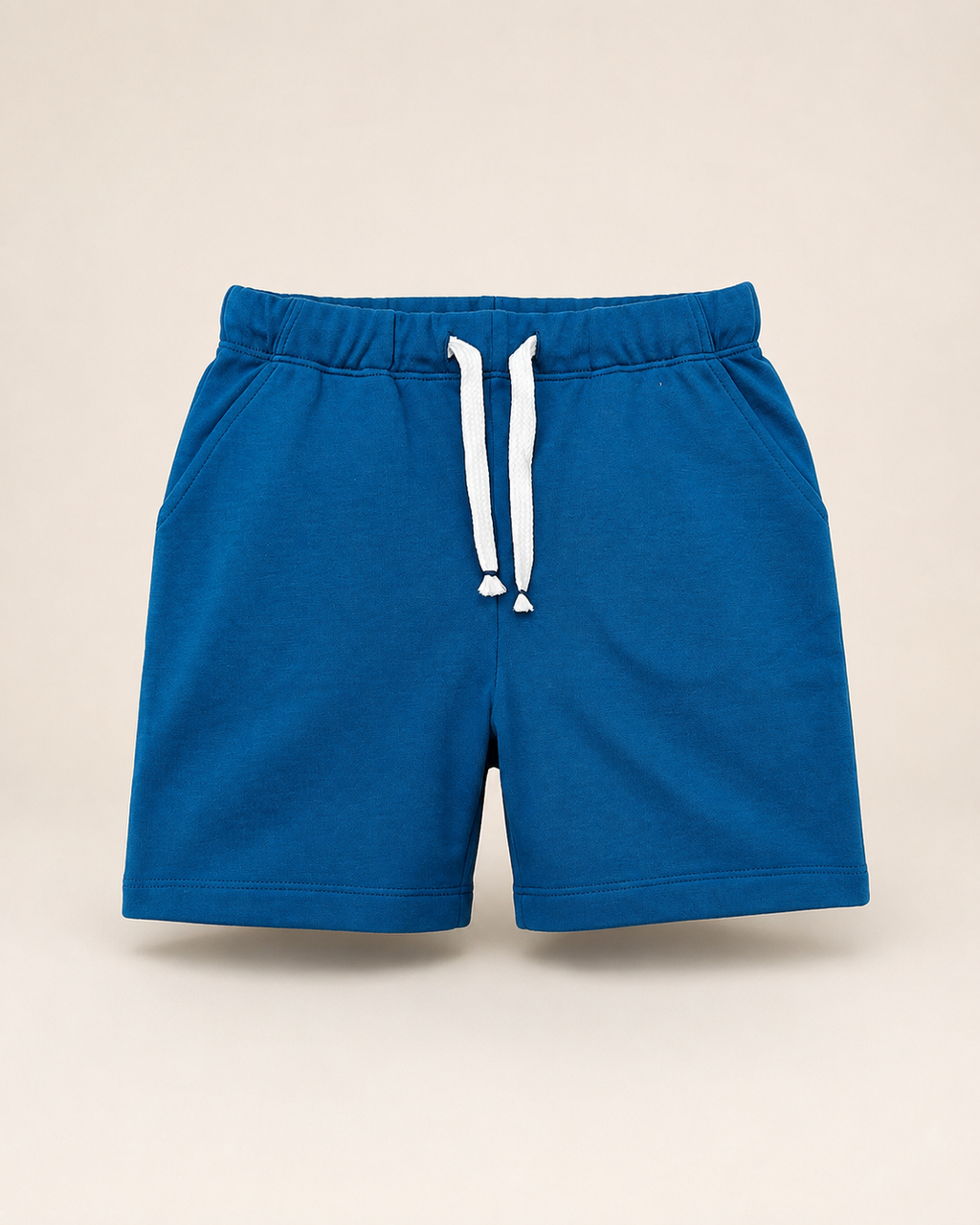 Teal Blue Planet Explorer kids coord set, teal blue shorts detail