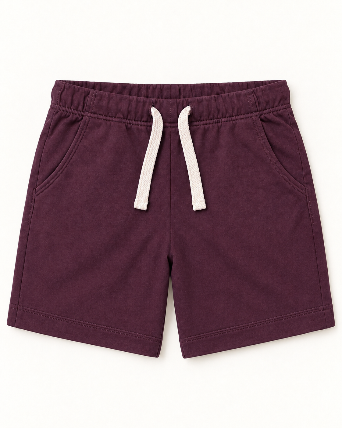 Sage Green Pocket Discovery Kids Coord Set with Coffee Brown Shorts — Shorts front