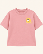 Peach Pocket Sunshine Kids Coord Set with Peach Shorts — T-shirt studio