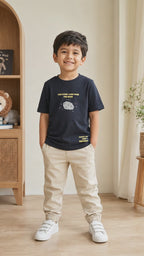 Moon Rock Black Kids Graphic T-Shirt